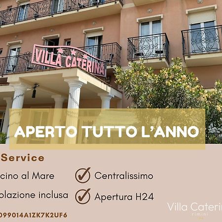 Hotel Villa Caterina Rimini Exteriör bild