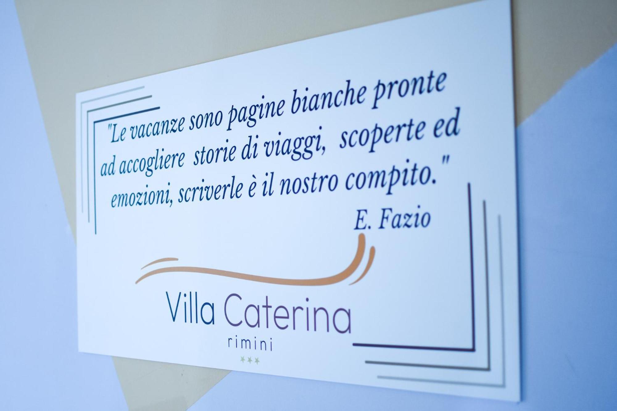 Hotel Villa Caterina Rimini Exteriör bild