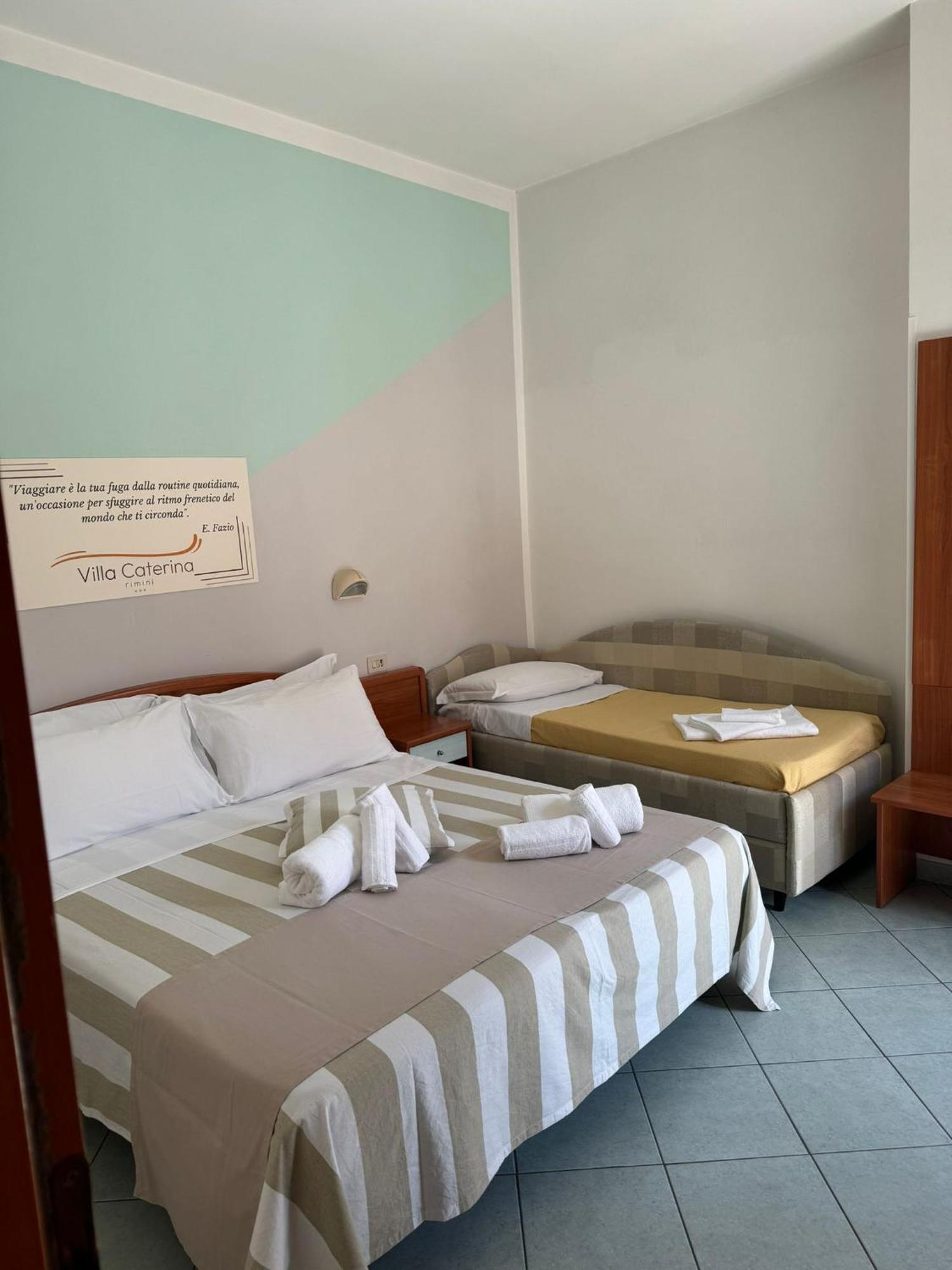 Hotel Villa Caterina Rimini Exteriör bild