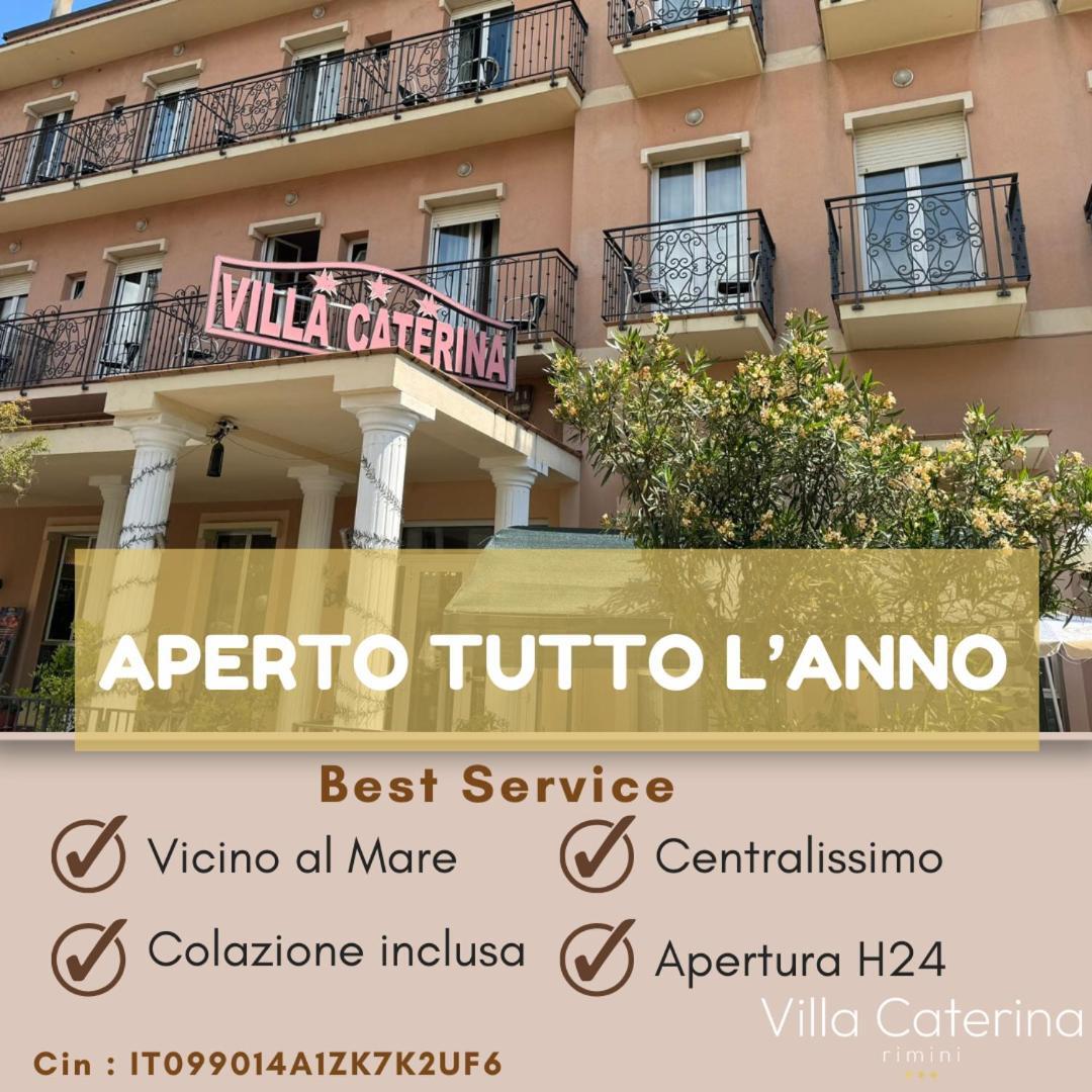 Hotel Villa Caterina Rimini Exteriör bild